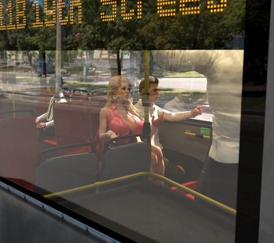 3D 3DPose - Diana on a Bustrip.zip