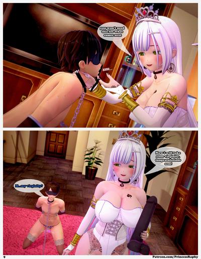 3D Princess Raphy - Punishment 1