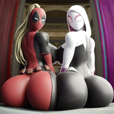 3D Wotm8h8 - Gwen stacy giantess