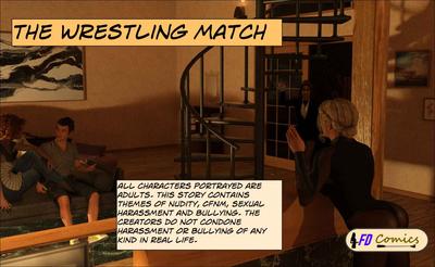 3D FD Comics - The Wrestling Match