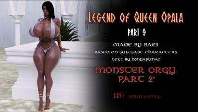 3D Bae3 - Legend Of Queen Opala 09: Monster Orgy Part 2