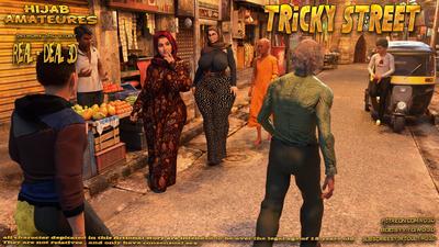 3D Real-Deal 3D - Hijab Amateures - Tricky street