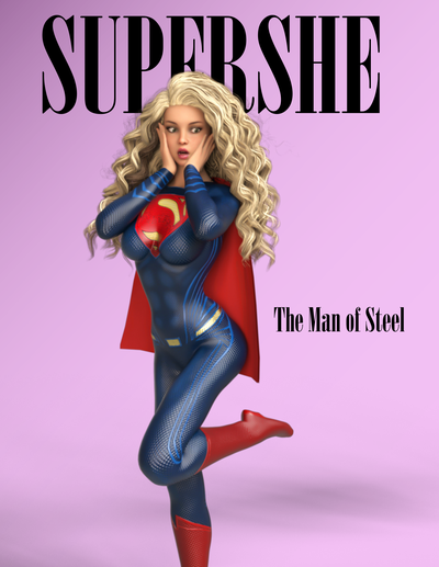 3D Taylor Galen Kadee - Supershe: The Man of Steel (Superman)
