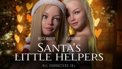 3D Santa little helpers by MaksenbergArt