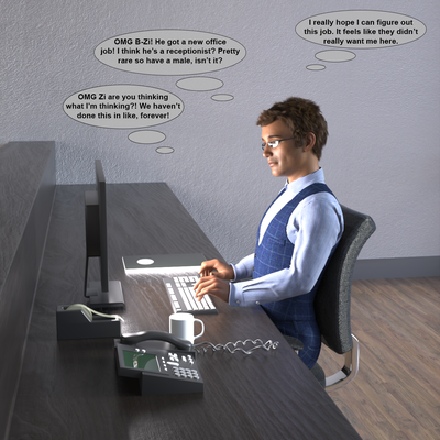 3D MP Creative - Twin-Zis Return! Office Job