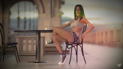 3D Amour et Luxure - Asha and Lydia