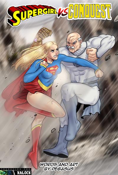 Pegasus - Supergirl vs Conquest (Invincible) Spanish