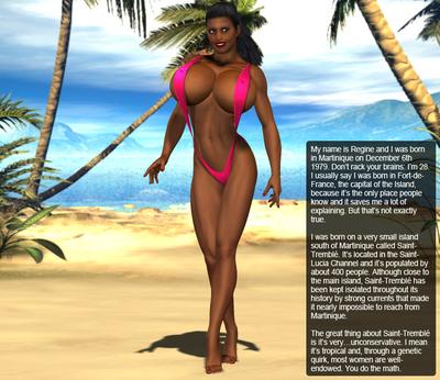 3D BAXS - Regine On The Island