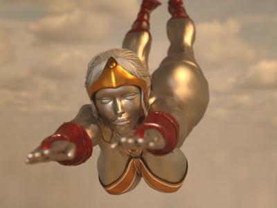3D UIAFOX - ULTRA WOMAN