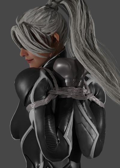 3D GentleGiant - Black Cat