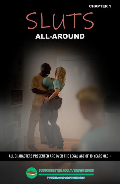 3D Brown Shoes - Sluts All-around