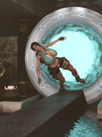 3D CrWatcher - Lara Croft - Star Temple