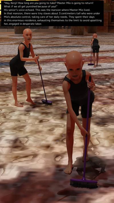 3D Queen Mio and Her Slaves