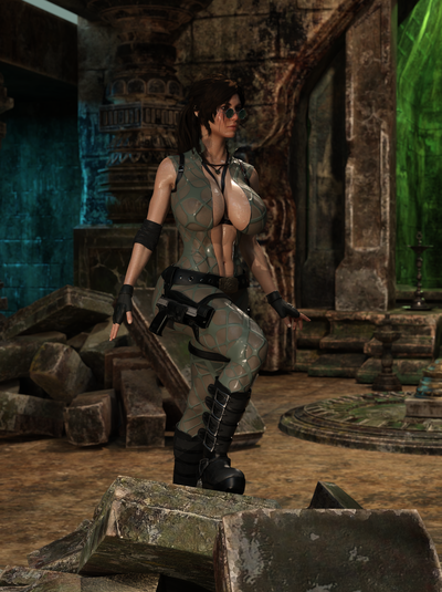 3D CrWatcher - Lara Croft - Orus Temple