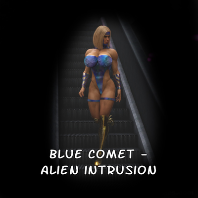3D Captured-Heroines - Blue Comet - Alien incuresion