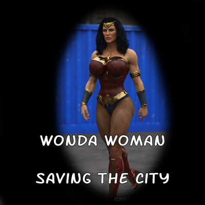 3D Captured-heroines - Wonda Woman - Saves the city