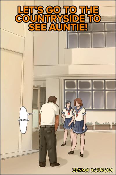Hentai Zenmai Kourogi - Let's go to Countryside to see Auntie!