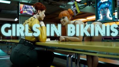 3D Belethors Smut - Cyberpunk 2077: Girls in Bikinis