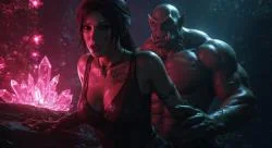 3D [NightFox] Lara Wet, Tanned and Tempting