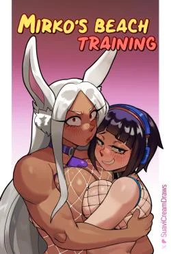 SuaviCream-Draws - Mirko's Beach Training (My Hero Academia)
