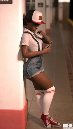 3D Oofoe - Clem on the Subway (The Walking Dead)