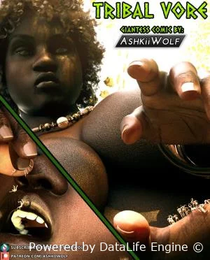 3D AshkiiWolf - Tribal Vore