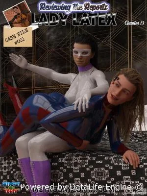 3D Metrobaycomix - Reviewing the Reports - Lady Latex 13