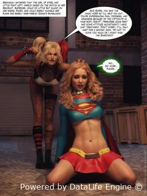 3D Nyctophobia11 - Supergirl Vs Harley Quinn