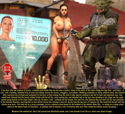 3D Fiddlestix3DX - Star Whores: Episode 1 - Rey Starfucker (Star Wars)