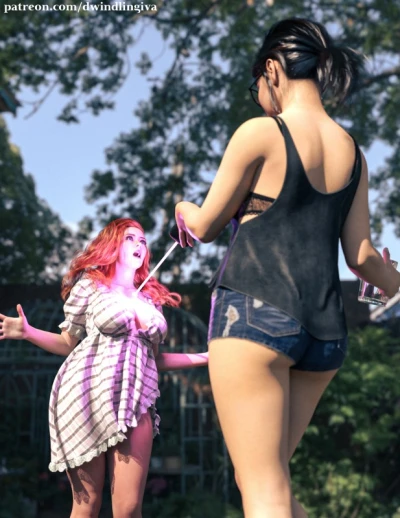 3D Dwindling Iva - A Quick Dip Part 02