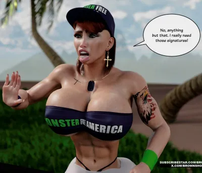 3D Brown Shoes - BIG 3