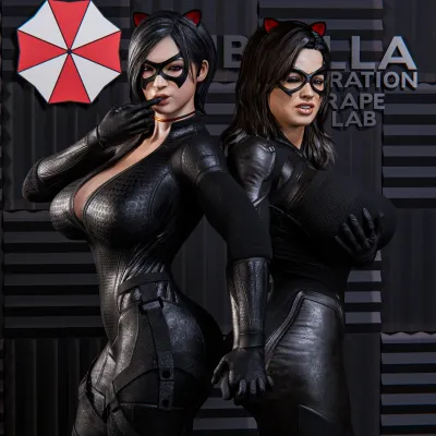 3D [MeHLabS] Cat Thieves - Miranda & Ada