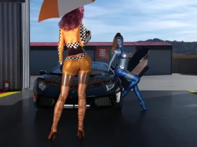 3D FetishNylon  - Comission 2407