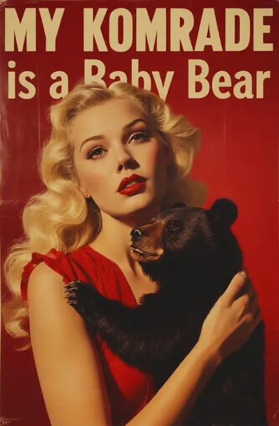 Erica St.Claire - My Komrade is a Baby Bear - AI-Generated Adult Art