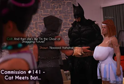 3D BlankKen - Cat Meets Bat Archive