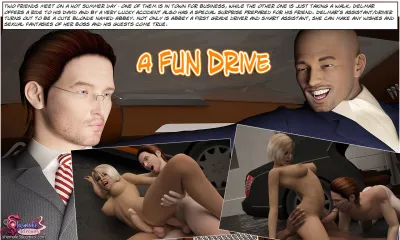 Shemale3DComics - A Fun Drive - 3D Adult Comic