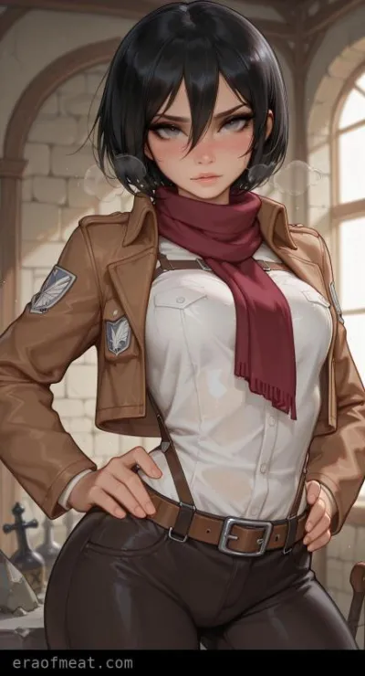 Era of Meat - Mikasa - AI-Generated Adult Art