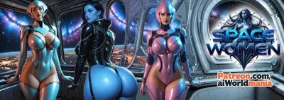 AIworldmania - Space Women 07 - AI-Generated Adult Art
