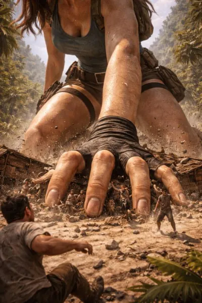 Dragernen - Giantess 14 - Ai generated: AI Porn Art Archive