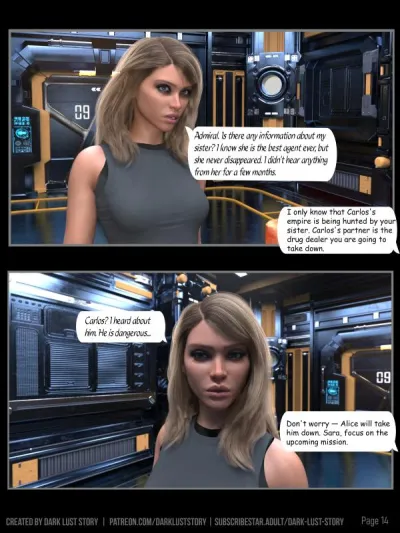 Darkluststory - Neon Blood - Episode 5 Sands of Suffering - 3D Adult Comic