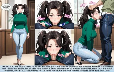 SexyClothedBJs - JoAnne & Holly's Year-Long $2 Blowjob Charity Drive 1: AI Porn Art Archive