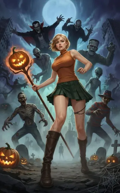 3D Shadow Renders - Helloween: Dark Code '25 #1