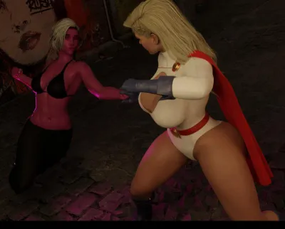 3D Spungy Superheroine - Big Breasts & Mind Control Adult Comic