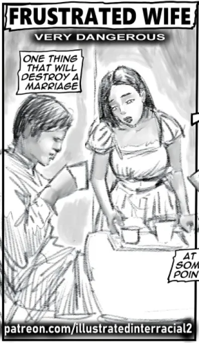 IllustratedInterracial - Frustrated Wife - Very Dangerous - Western Adult Comic
