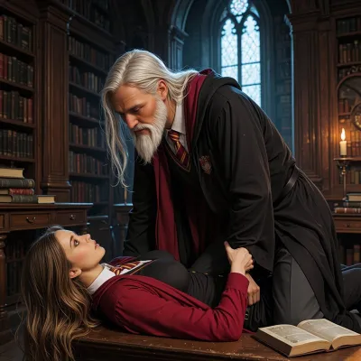 SharinelAI - Hogwarts Hussy - AI-Generated Adult Art