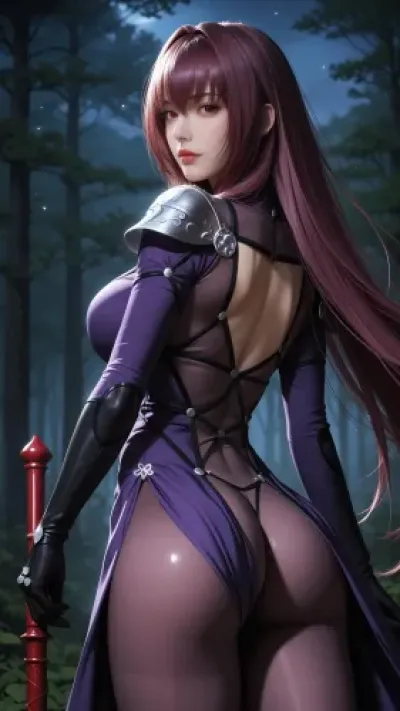 AI Generated - Scathach Fate - AI-Generated Adult Art