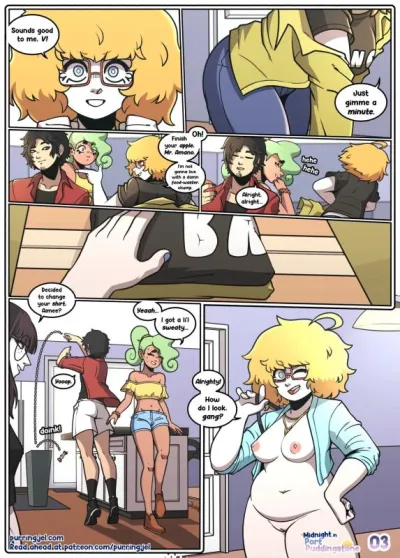 Purringjel - Midnight in Port Puddingstone - Western Adult Comic