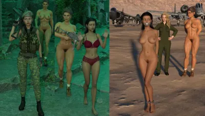 GetYourClothesOff - Army Women Stripped And Bound - AI-Generated Adult Art