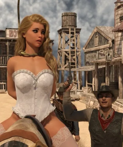 Enhjorning - Merciless Cowboys - 3D Adult Comic