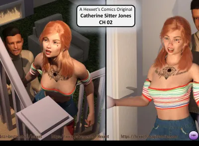 HexxetVal - Catherine Sitter Jones 2 - 3D Adult Comic